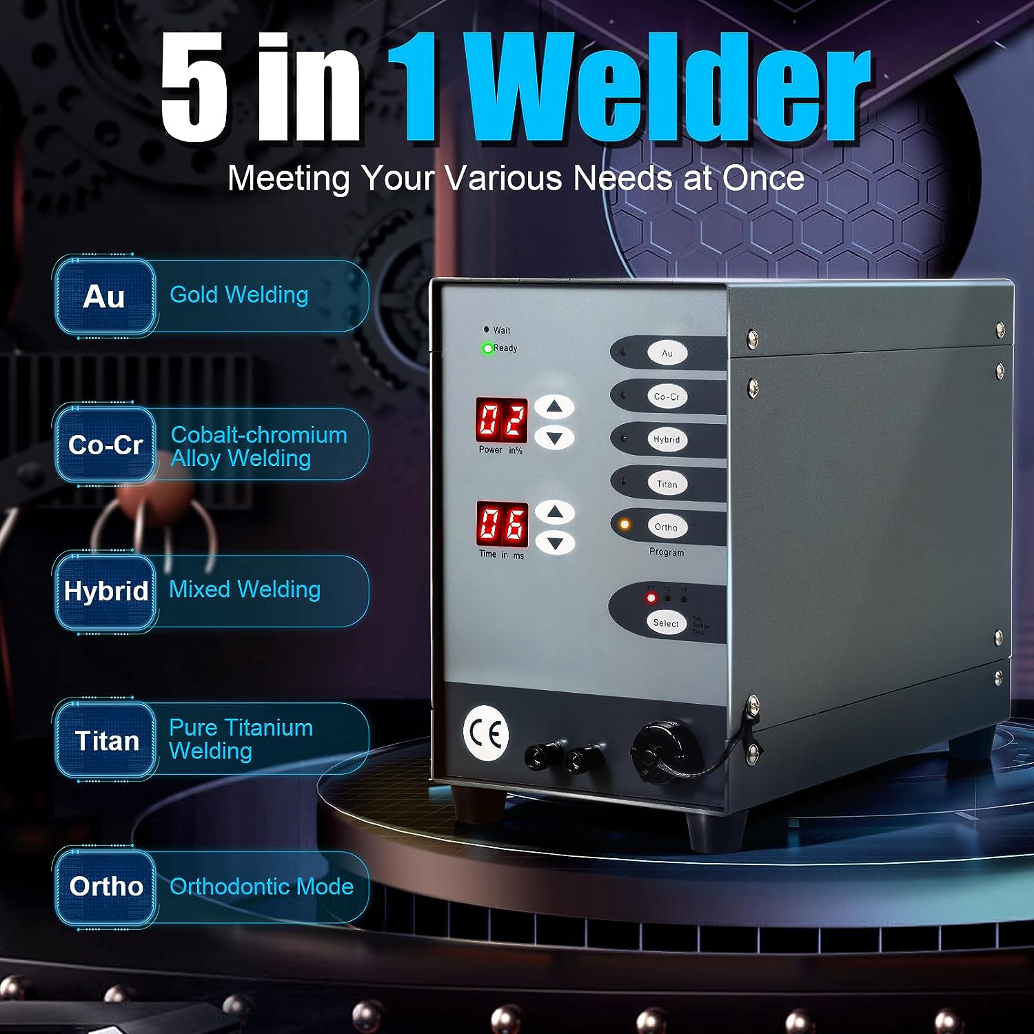 Argon Spot Welder Jewelry Welding Machine - PHYHPP CNC Automatic Spot Welder Automatic