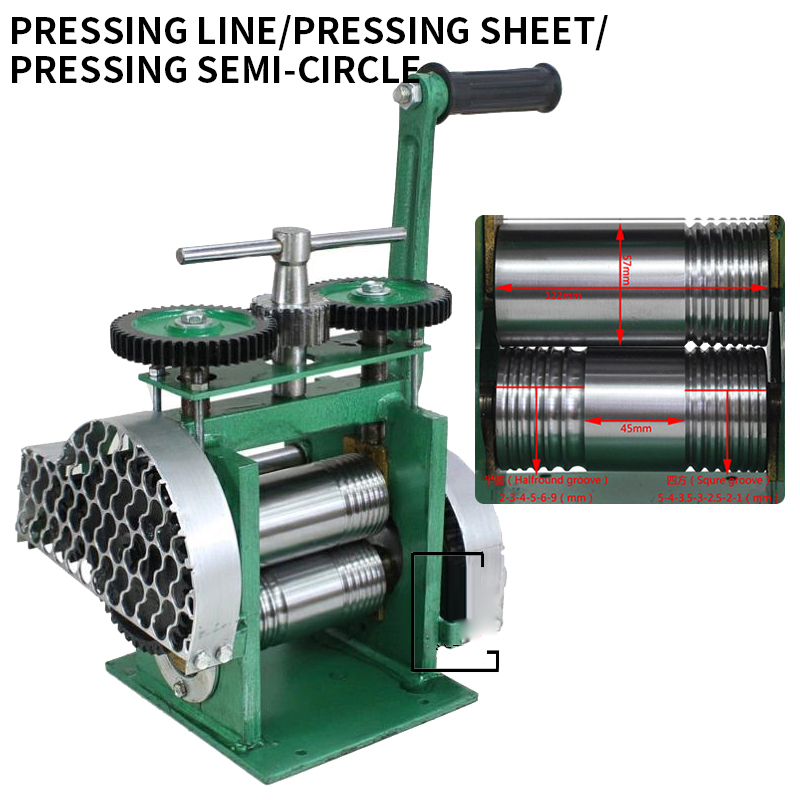 Jewelry Rolling Mill Manual Wire Flat Roller - Manual Jewelry Press Rolling Mill Machine