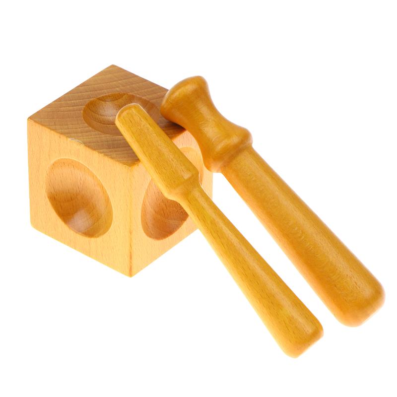 Dapping Block And Punch Set Jewelry Doming - [YU]Jewelry Accessories Square Tool Bench Block