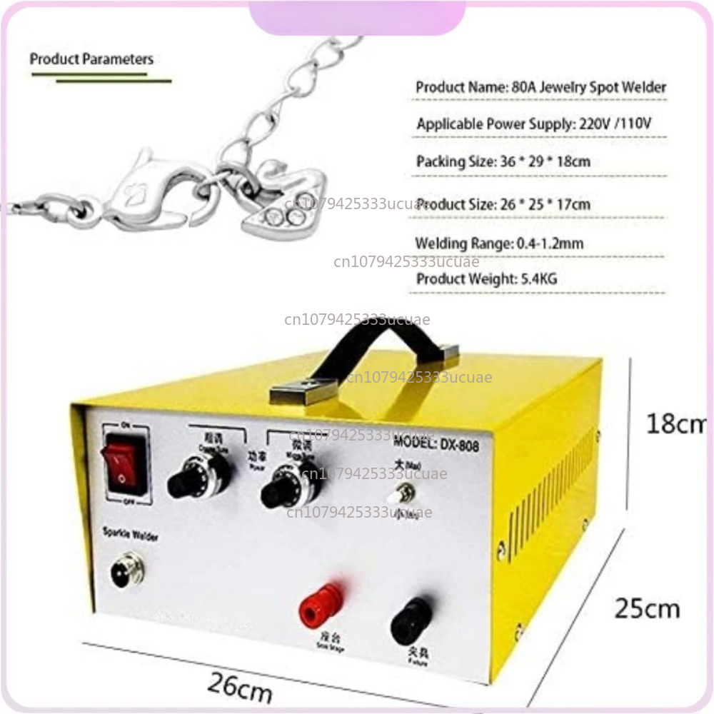 Handheld Laser Spot Welder Jewelry Gold - DX-80A Pulse Spot Welding Handheld Laser