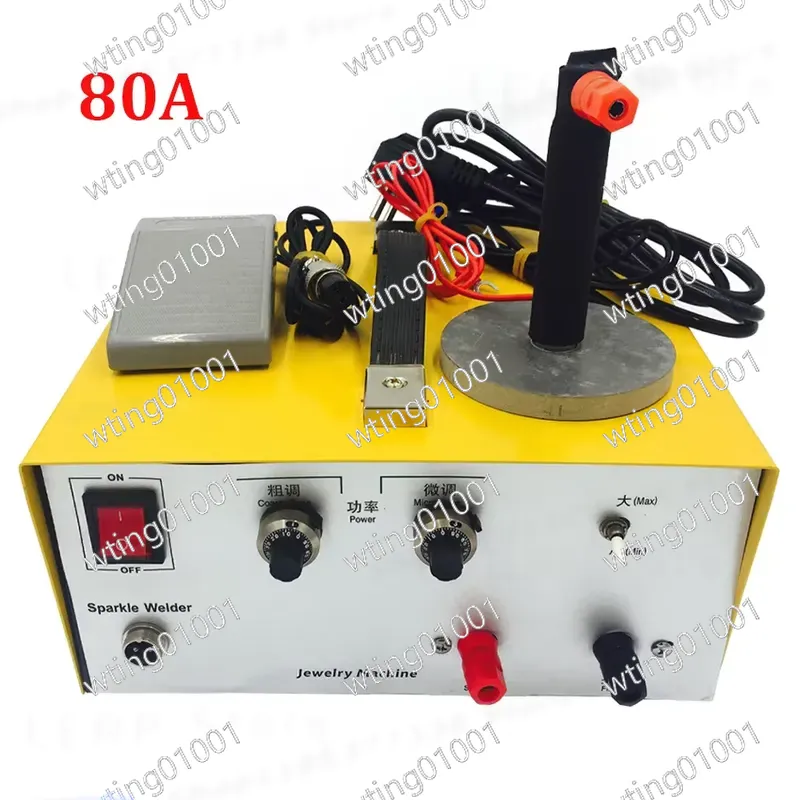 Handheld Laser Spot Welder Jewelry Gold - 500W 80A Handheld Pulse Spot Welder