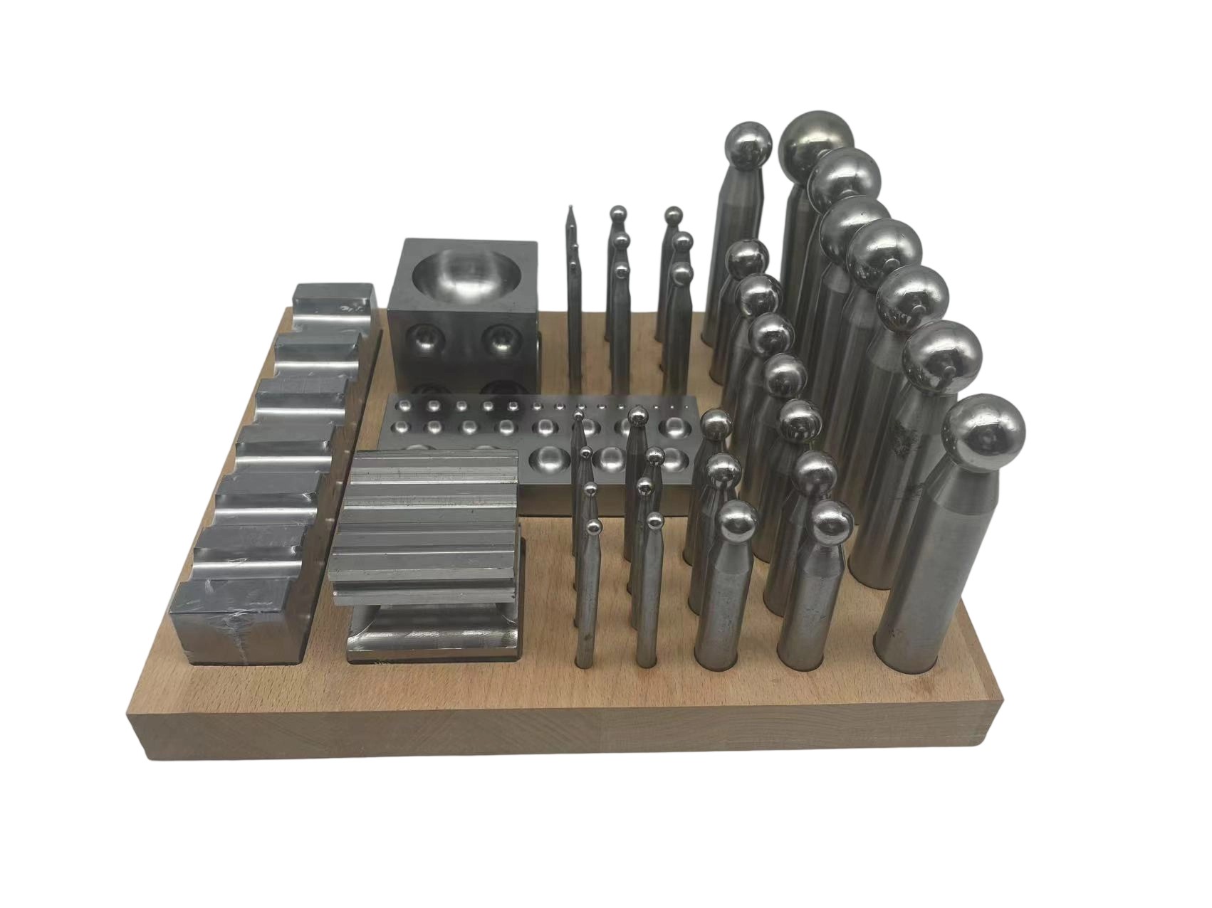 40 PC Doming Block and Punch S - Dapping Block And Punch Set Jewelry Doming 评论和价格