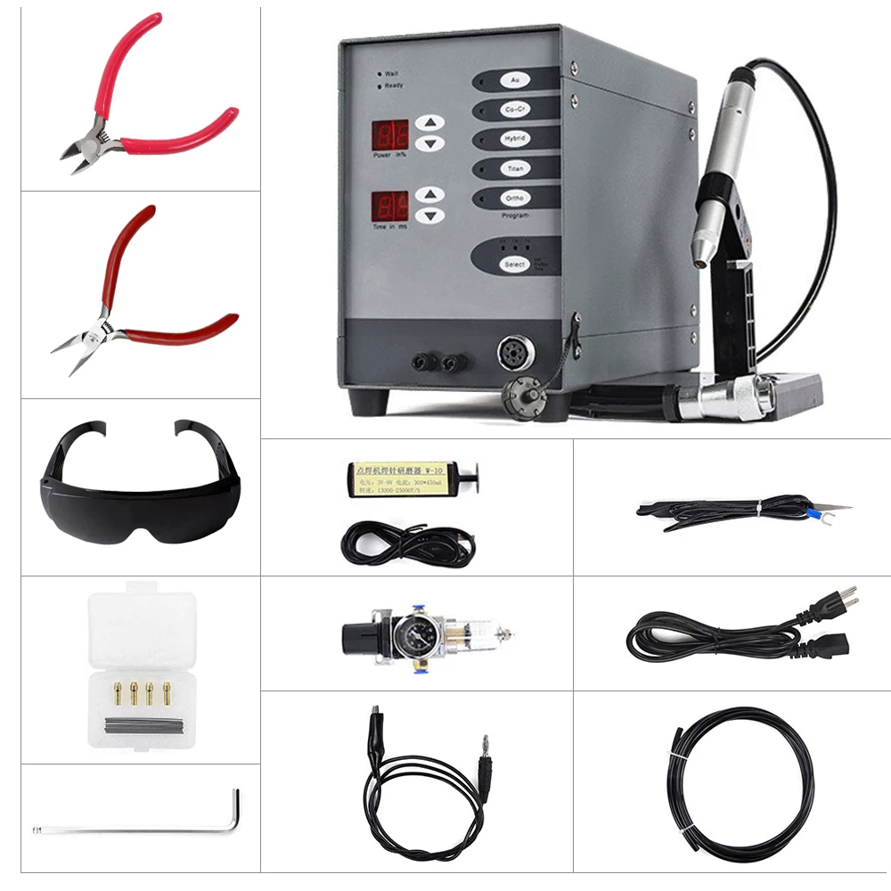 Automatic 110V/220V Dual Volta - Argon Spot Welder Jewelry Welding Machine 评论和价格