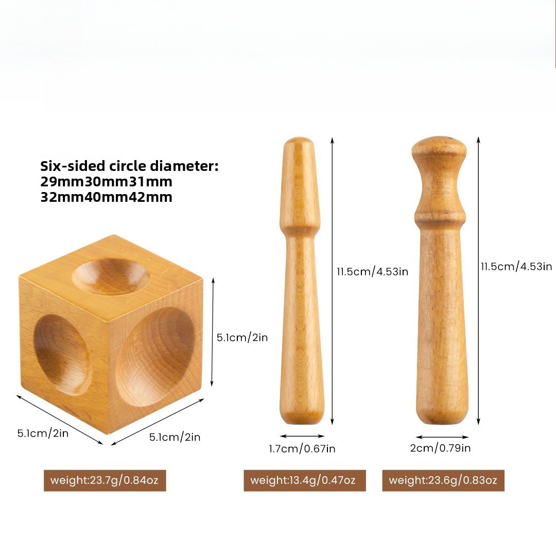 Jewelry Accessories Square Too - Dapping Block And Punch Set Jewelry Doming 评论和价格