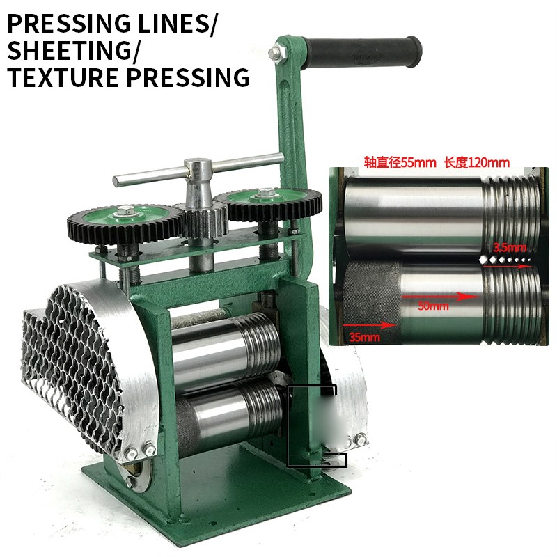 Manual Jewelry Press Rolling M - Jewelry Rolling Mill Manual Wire Flat Roller 评论和价格