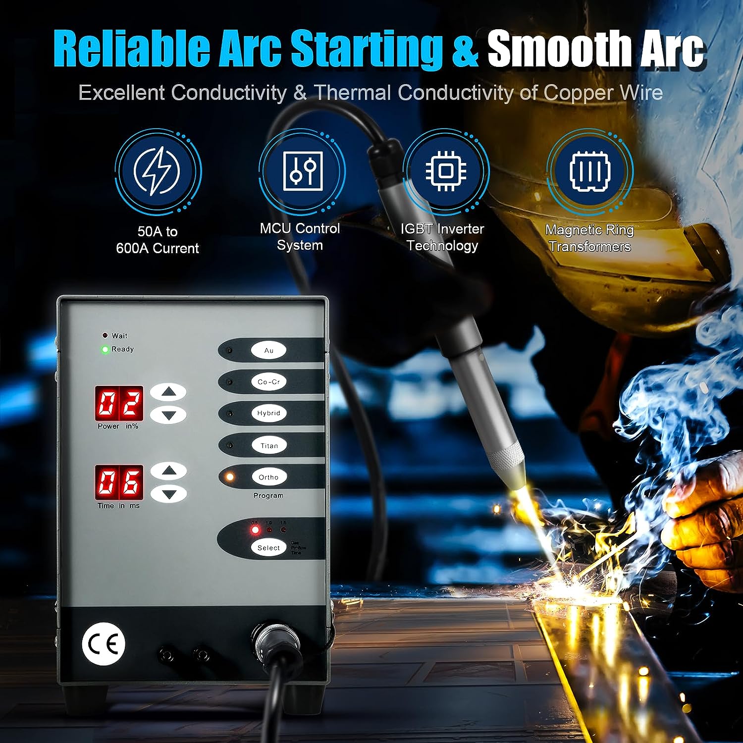 PHYHPP CNC Automatic Spot Weld - Argon Spot Welder Jewelry Welding Machine 评论和价格