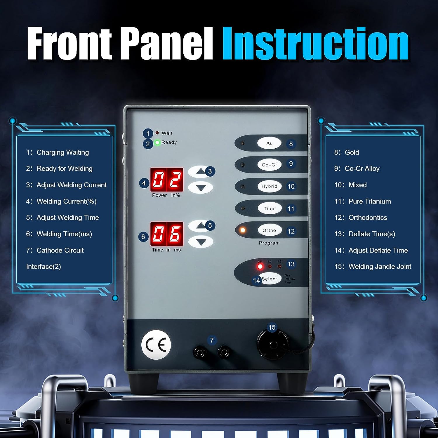 PHYHPP CNC Automatic Spot Weld - Argon Spot Welder Jewelry Welding Machine 评论和价格