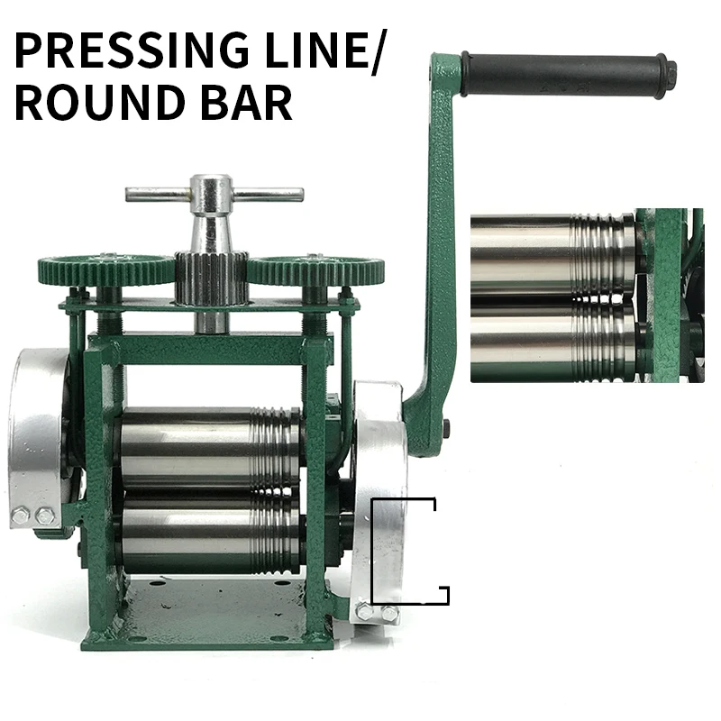 Manual Jewelry Press Rolling M - Jewelry Rolling Mill Manual Wire Flat Roller 评论和价格