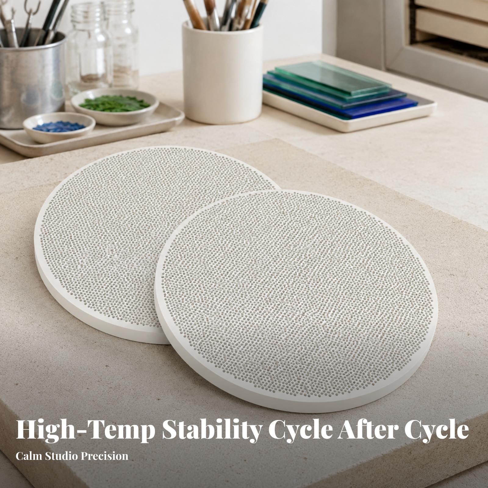 Ceramic Fusing Kiln Shelf Roun - Jewelry Soldering Board Ceramic Honeycomb 评论和价格