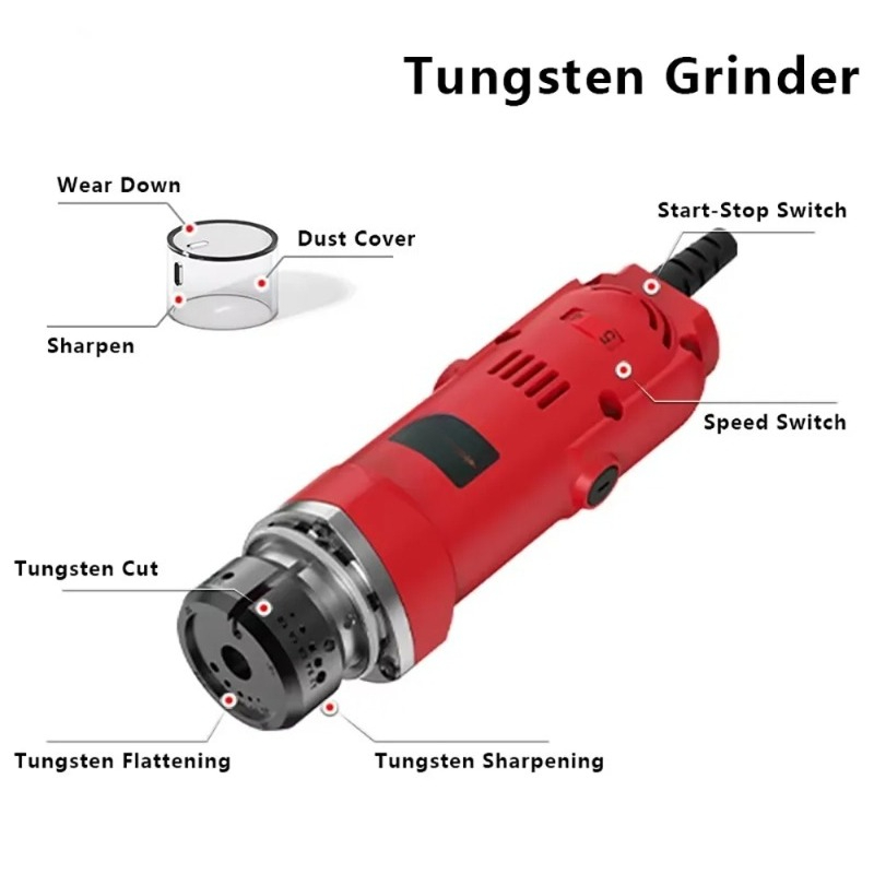 AX1 Portable Tungsten Electrod - Tungsten Electrode Needle Sharpener Tool 评论和价格