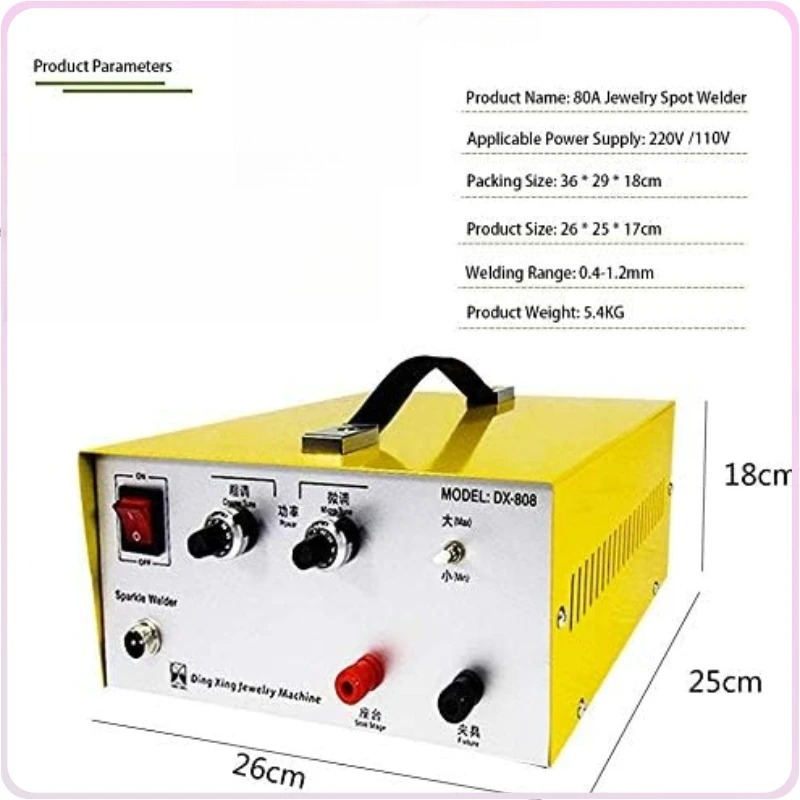 DX-80A Pulse Spot Welder, Hand - Handheld Laser Spot Welder Jewelry Gold 评论和价格
