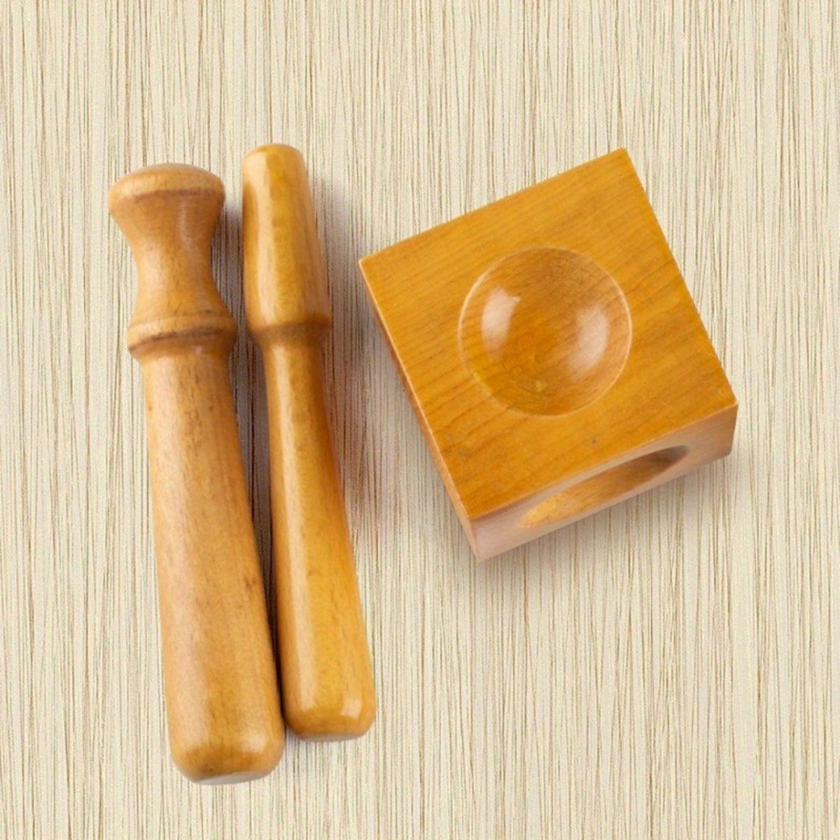 STOCK-Jewelry Accessories Squa - Dapping Block And Punch Set Jewelry Doming 评论和价格