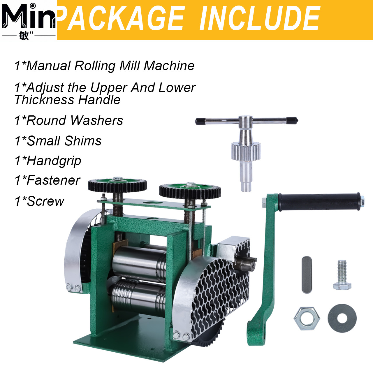 3-in-1 Jewelry Rolling Mill Ma - Jewelry Rolling Mill Manual Wire Flat Roller 评论和价格