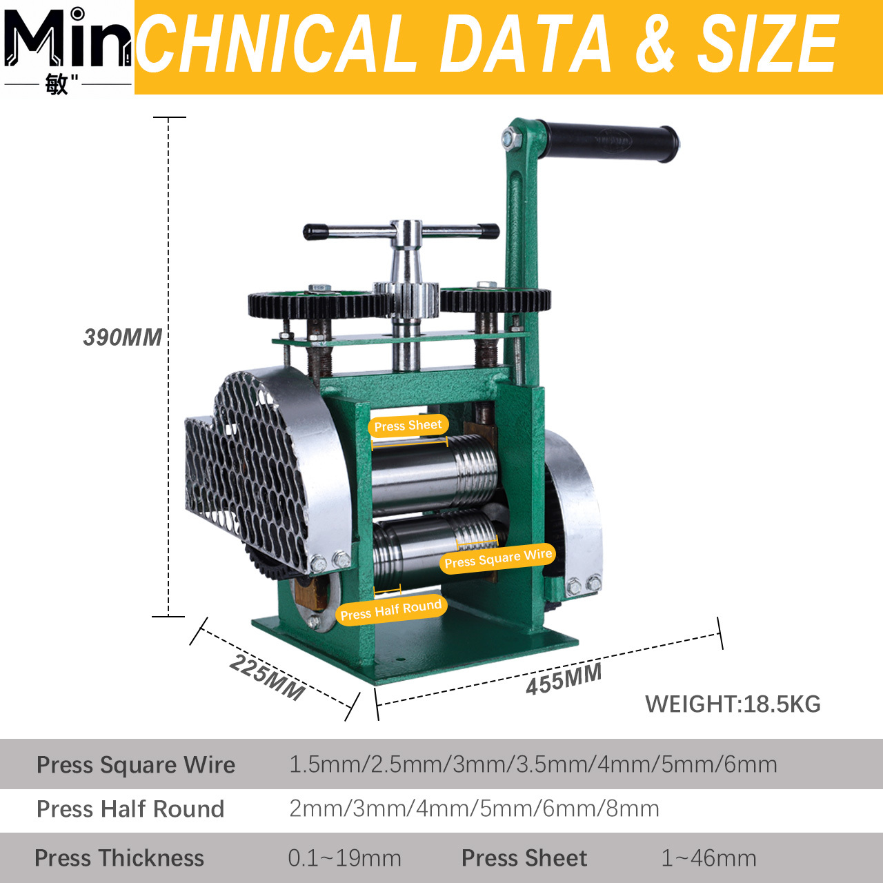 3-in-1 Jewelry Rolling Mill Ma - Jewelry Rolling Mill Manual Wire Flat Roller 评论和价格