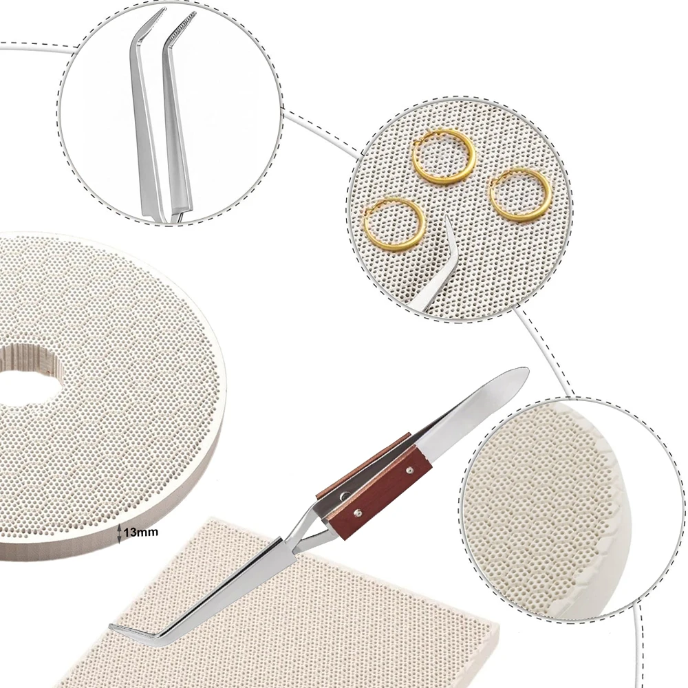 Ceramic Honeycomb Soldering Pa - Jewelry Soldering Board Ceramic Honeycomb 评论和价格
