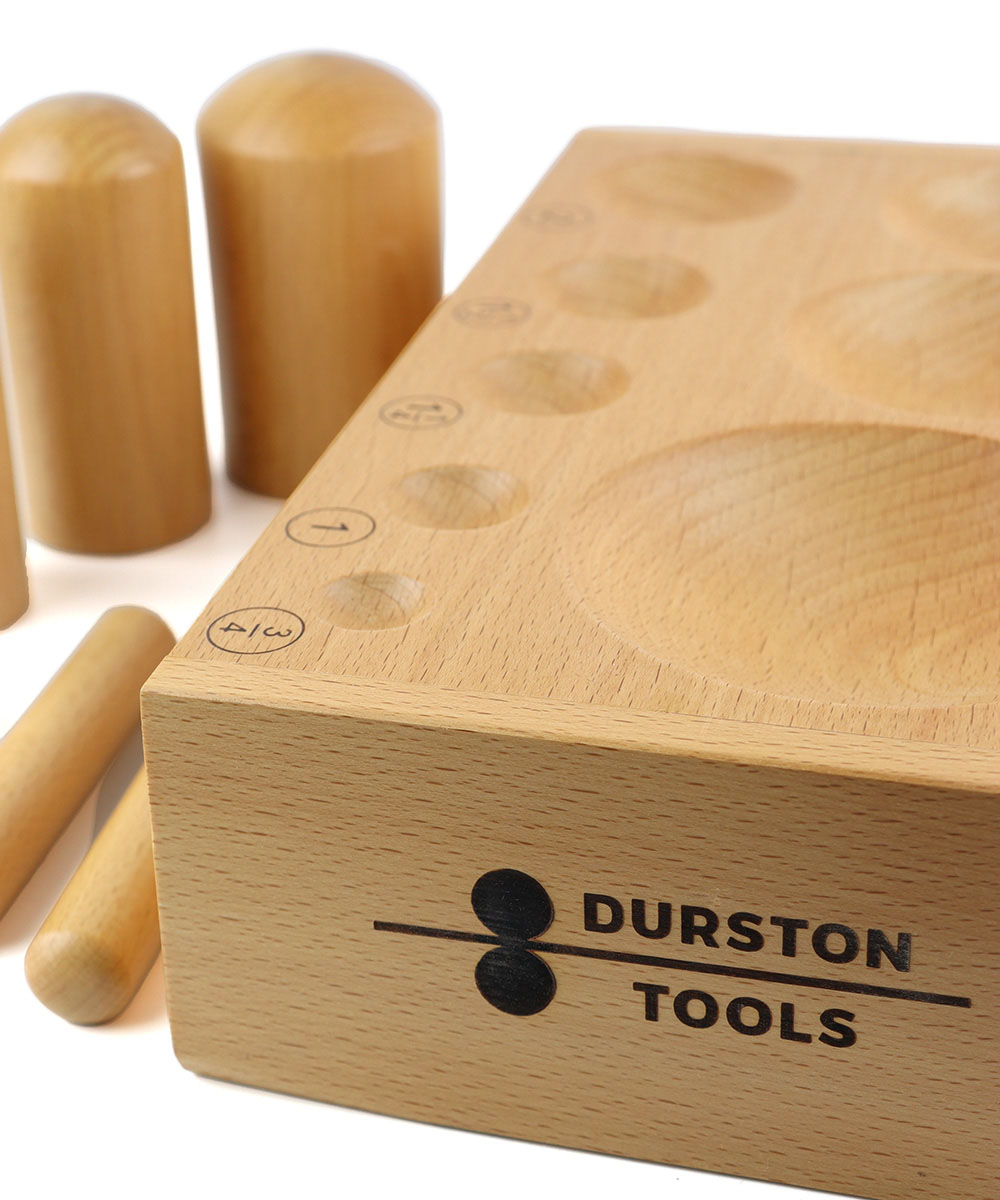 Durston 6 Punch Wooden Dapping - Dapping Block And Punch Set Jewelry Doming 评论和价格