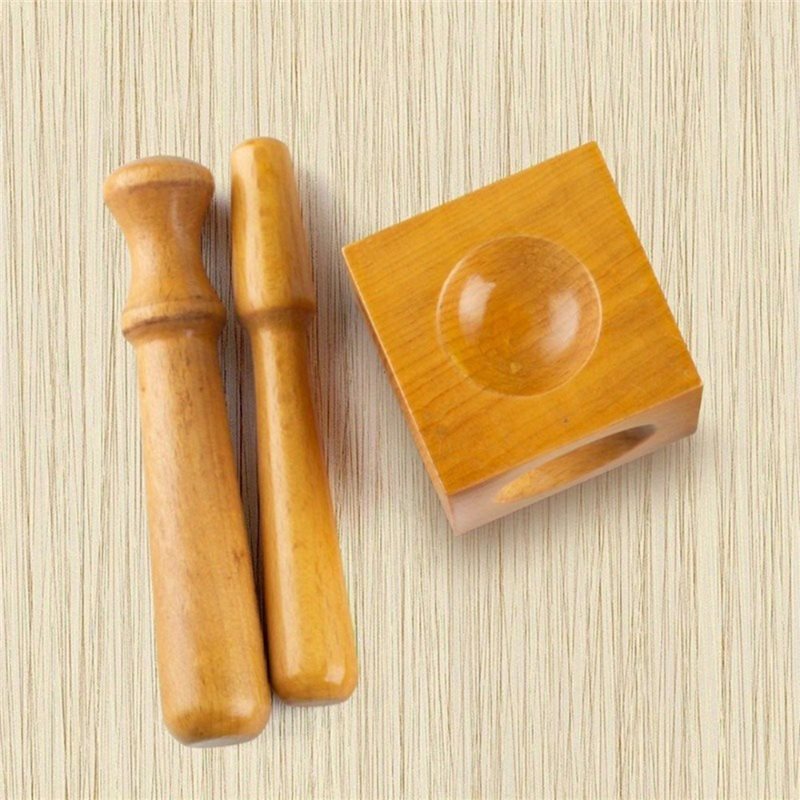 ABVC Jewelry Dapping Making To - Dapping Block And Punch Set Jewelry Doming 评论和价格