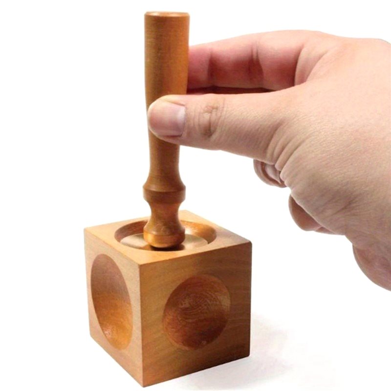 ABVC Jewelry Dapping Making To - Dapping Block And Punch Set Jewelry Doming 评论和价格