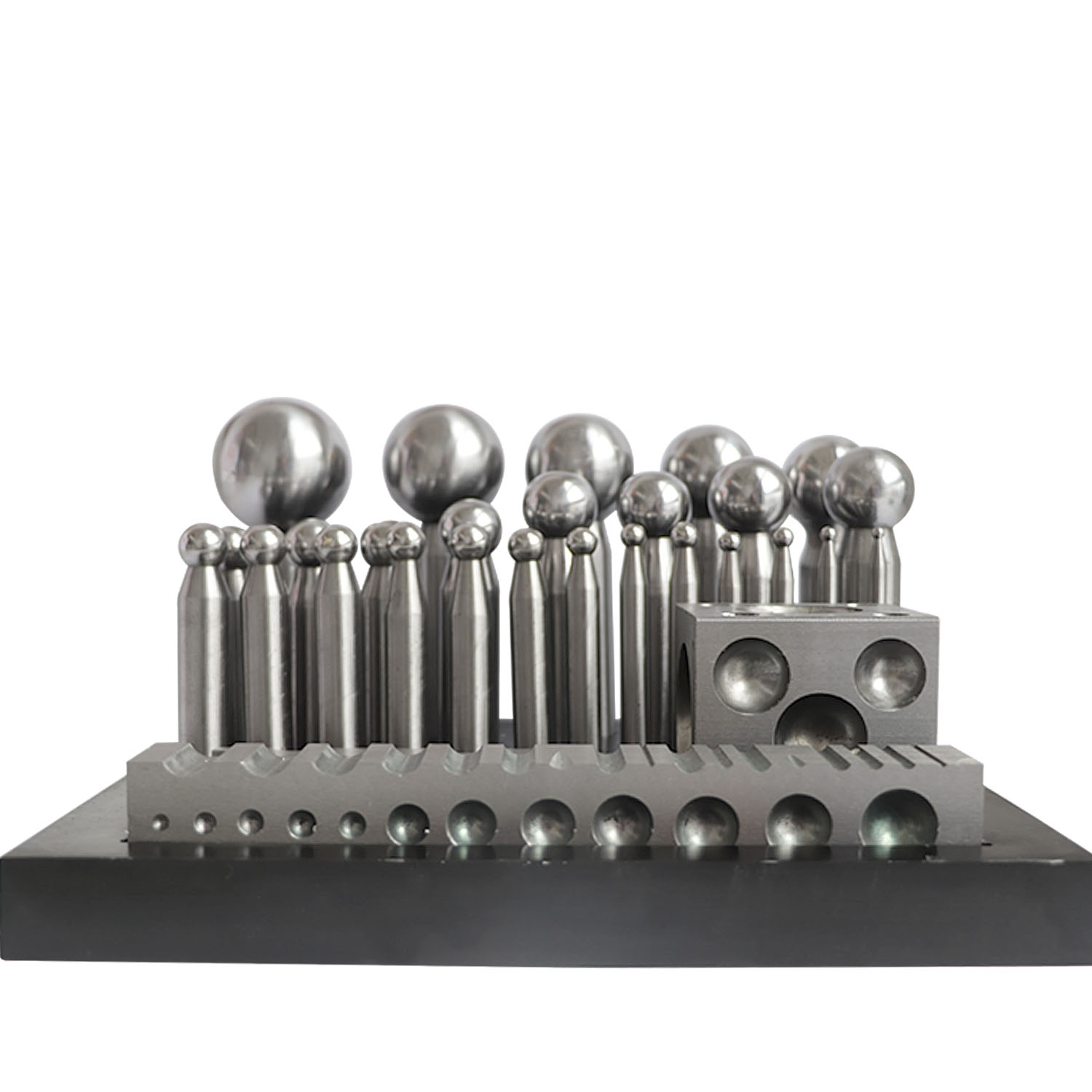 29-Piece Dapping Punch & Domin - Dapping Block And Punch Set Jewelry Doming 评论和价格