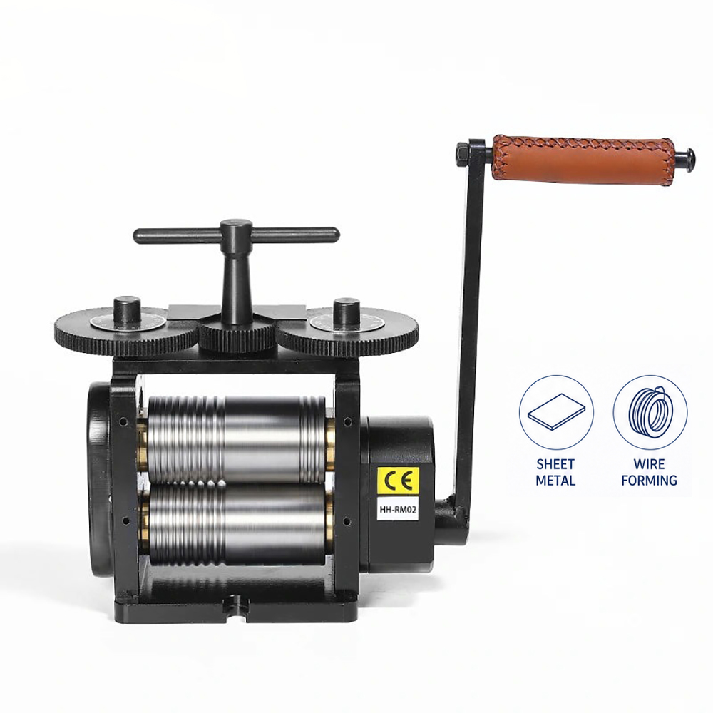 130mm Combination Flat & Wire  - Jewelry Rolling Mill Manual Wire Flat Roller 评论和价格