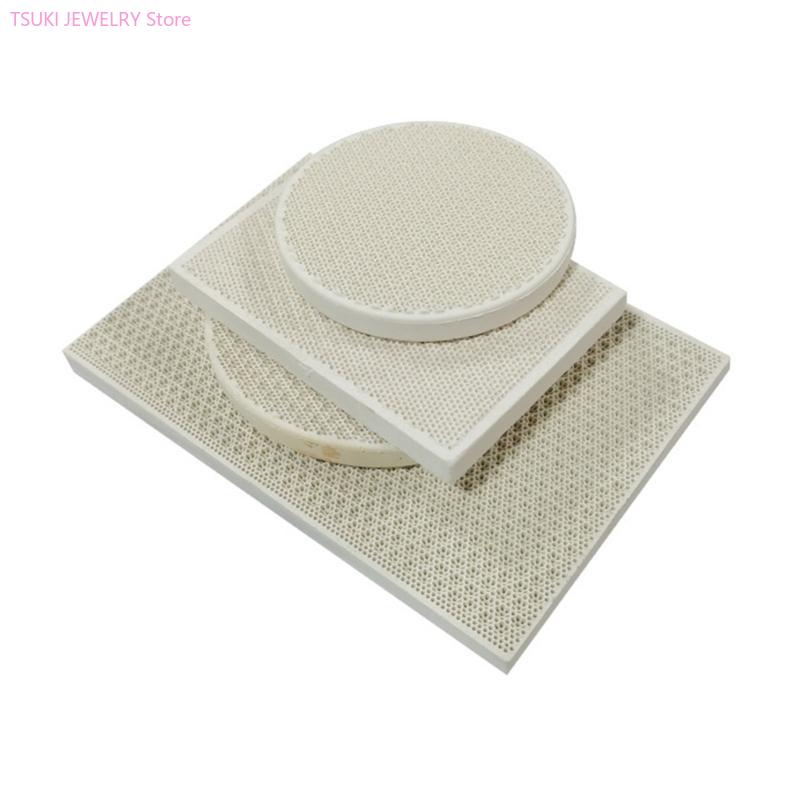 62KE Honeycomb Ceramic Solderi - Jewelry Soldering Board Ceramic Honeycomb 评论和价格
