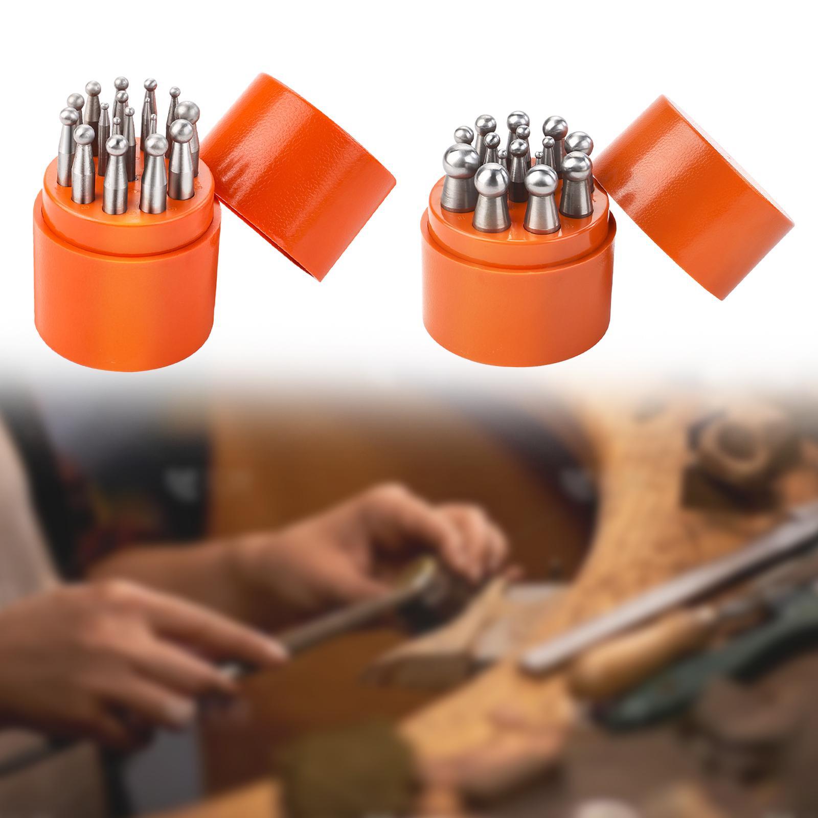 Jewelry Stamping Tools Craftin - Dapping Block And Punch Set Jewelry Doming 评论和价格