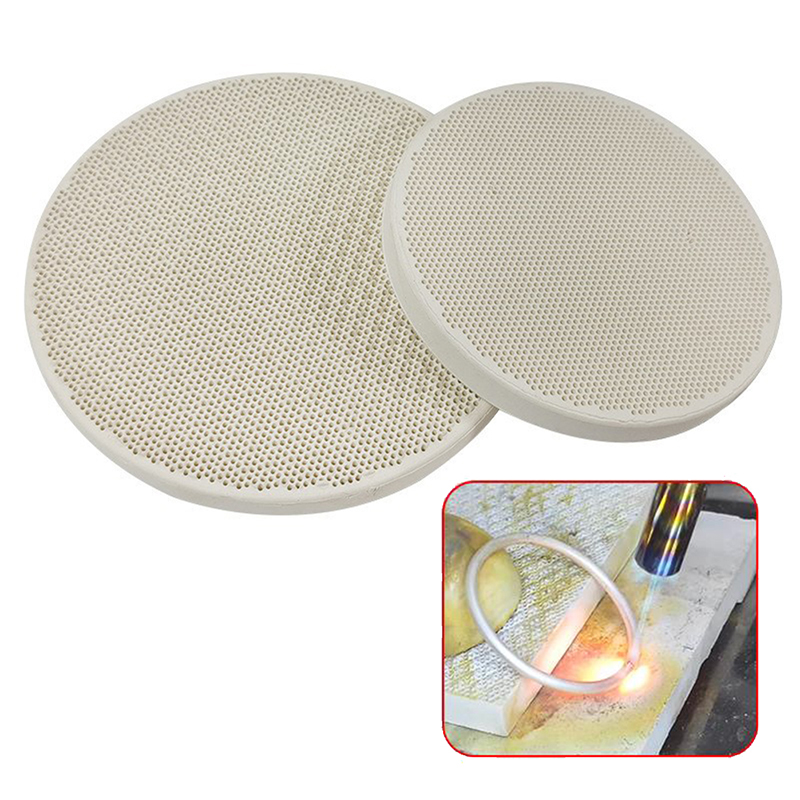 1Pcs Round/Square Ceramic Hone - Jewelry Soldering Board Ceramic Honeycomb 评论和价格